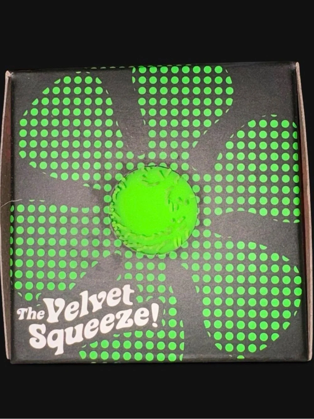 NEE DOH Fuzz Ball - Bright Green flower power